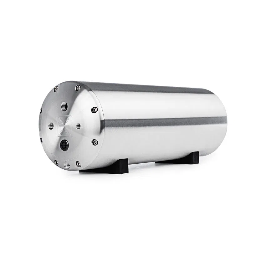 AA-3708 – ACCUAIR Air Tank, 5 Gallon Capacity Without Handle Raw Finish Aluminum DOT Rated 200 Maximum PSI 6.62 Inch ...